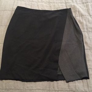 Nwt the limited black pencil skirt front slit